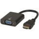 HDMI to VGA converter showcasing its compact design and compatibility with various devices